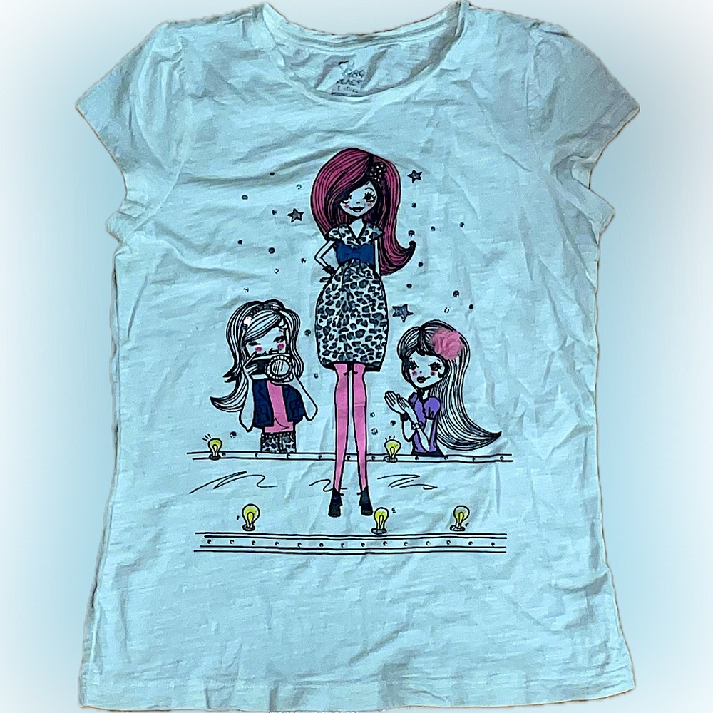 1989 Place “Fashion Show” tee girls sz 10/12